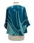 Yasuko SWIRL TUCK SLEEVE BLOUSE