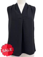 Load image into Gallery viewer, Shana SHAWL COLLAR TANK V NECK - Originally $69 🔵
