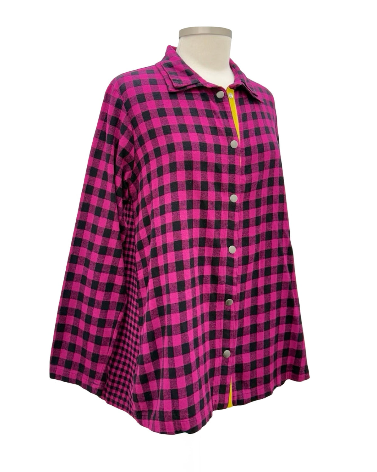 Eleven Stitch by Gerties FLANNEL PLACKET BIG CHECK