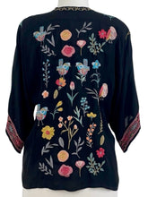 Load image into Gallery viewer, Johnny Was SHORT SLEEVE EMBROIDERED BLOUSE ROYLANE
