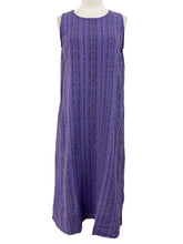 Load image into Gallery viewer, Cut Loose PINSTRIPE LINEN LONG EASY TANK DRESS
