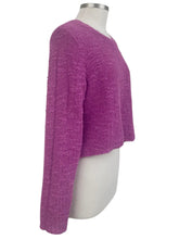 Load image into Gallery viewer, Cut Loose TEXTURE KNIT CROP SWEATER
