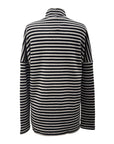 Alembika TURTLENECK STRIPE TOP