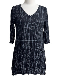 Chalet CRINKLE V TUNIC PRIN