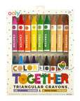 ooly COLOR TOGETHER TRIANGULAR CRAYONS