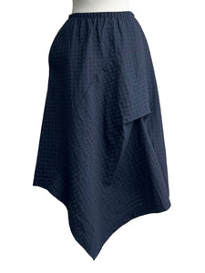 Porto HERRINGBONE ASYMETRICAL SKIRT