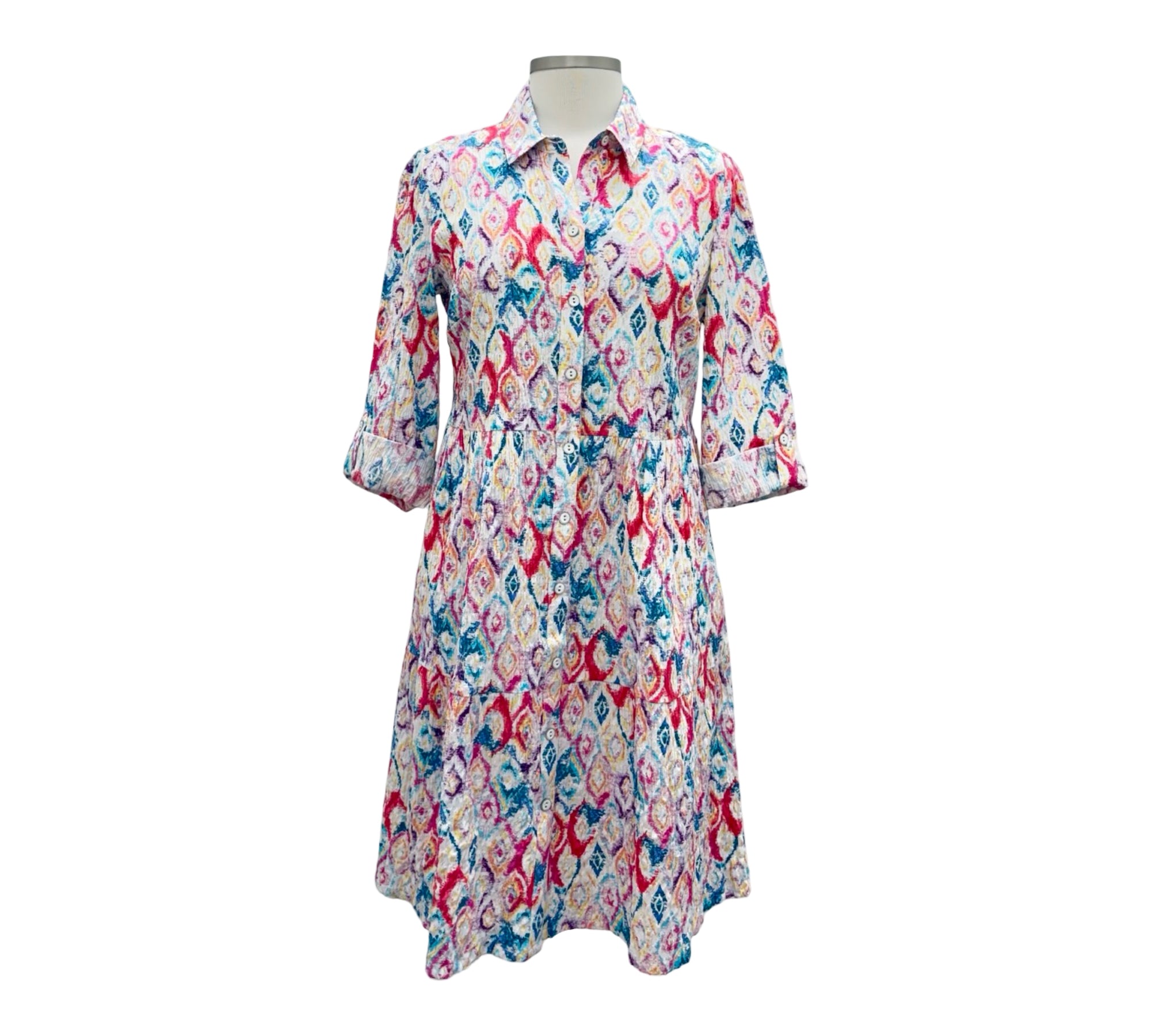 Habitat SHORT SLEEVE DIAMOND LANAI DRESS