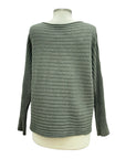 Saga RIB BOATNECK SWEATER