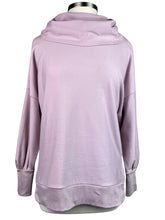 Load image into Gallery viewer, Sympli BAMBOO FLEECE COWL PLEAT SLEEVE TOP
