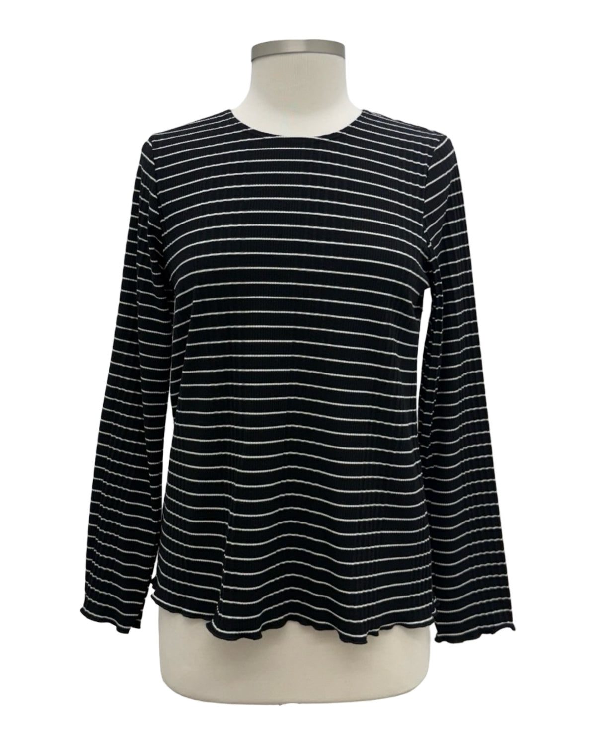 Fenini LONG SLEEVE STRIPE TOP