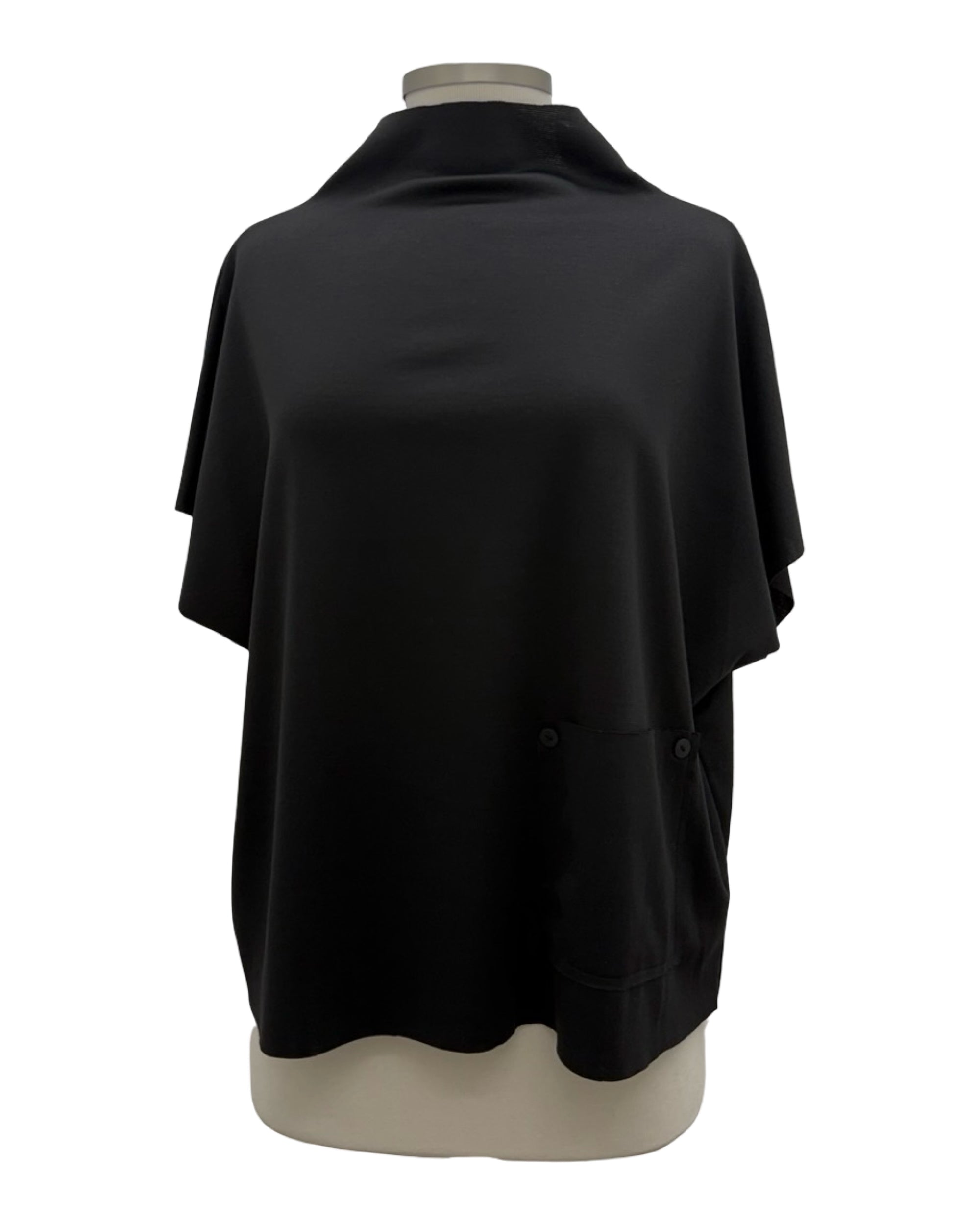 Moonlight CAP SLEEVE MOCK TOP