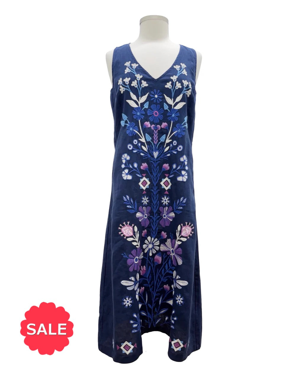 Johnny Was LINEN TANK DRESS ADINA Originally $270