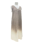 Blueberry LINEN V NECK TANK DRESS