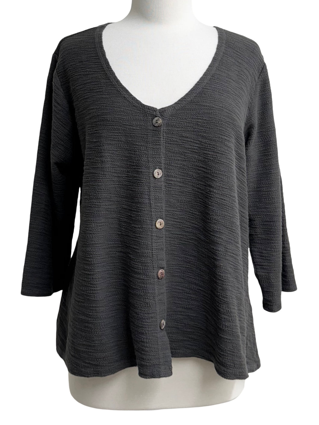 Prairie Cotton FRENCH TERRY CARDI - ORIGINALLY $89