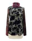 Alembika CUT VELVET TURTLENECK