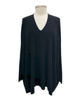 Amazing OVERSIZE DEEP V SWEATER MIKA