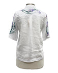 Johnny Was LINEN KIMONO SHORT SLEEVE SHRT