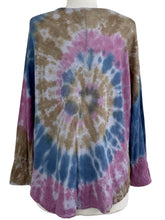 Load image into Gallery viewer, Suzy D London TIE DYE V NECK SWEATER
