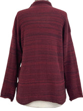 Load image into Gallery viewer, Paper Temples MOCK TONAL STRIPE SWEATER
