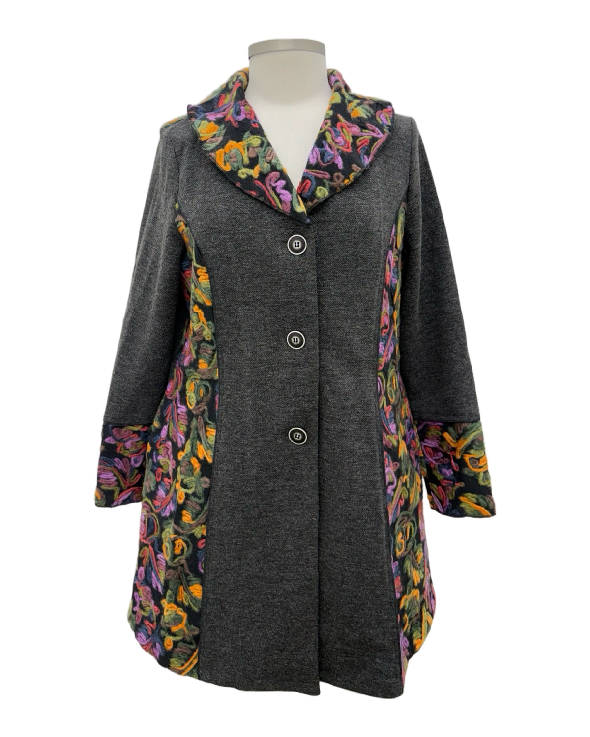 Shana WOOL SWIRL CAR COAT