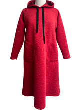 Load image into Gallery viewer, Inoah LONG SLEEVE HOODED QUILT DRESS
