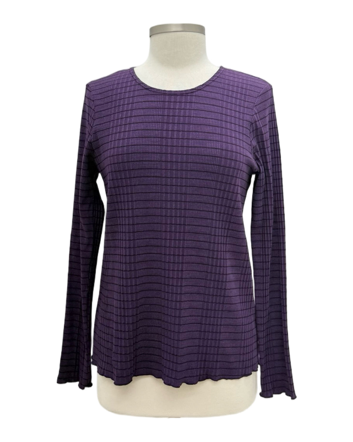 Fenini LONG SLEEVE STRIPE TOP