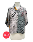 Three Potato BUTTON BLOUSE Originally $89
