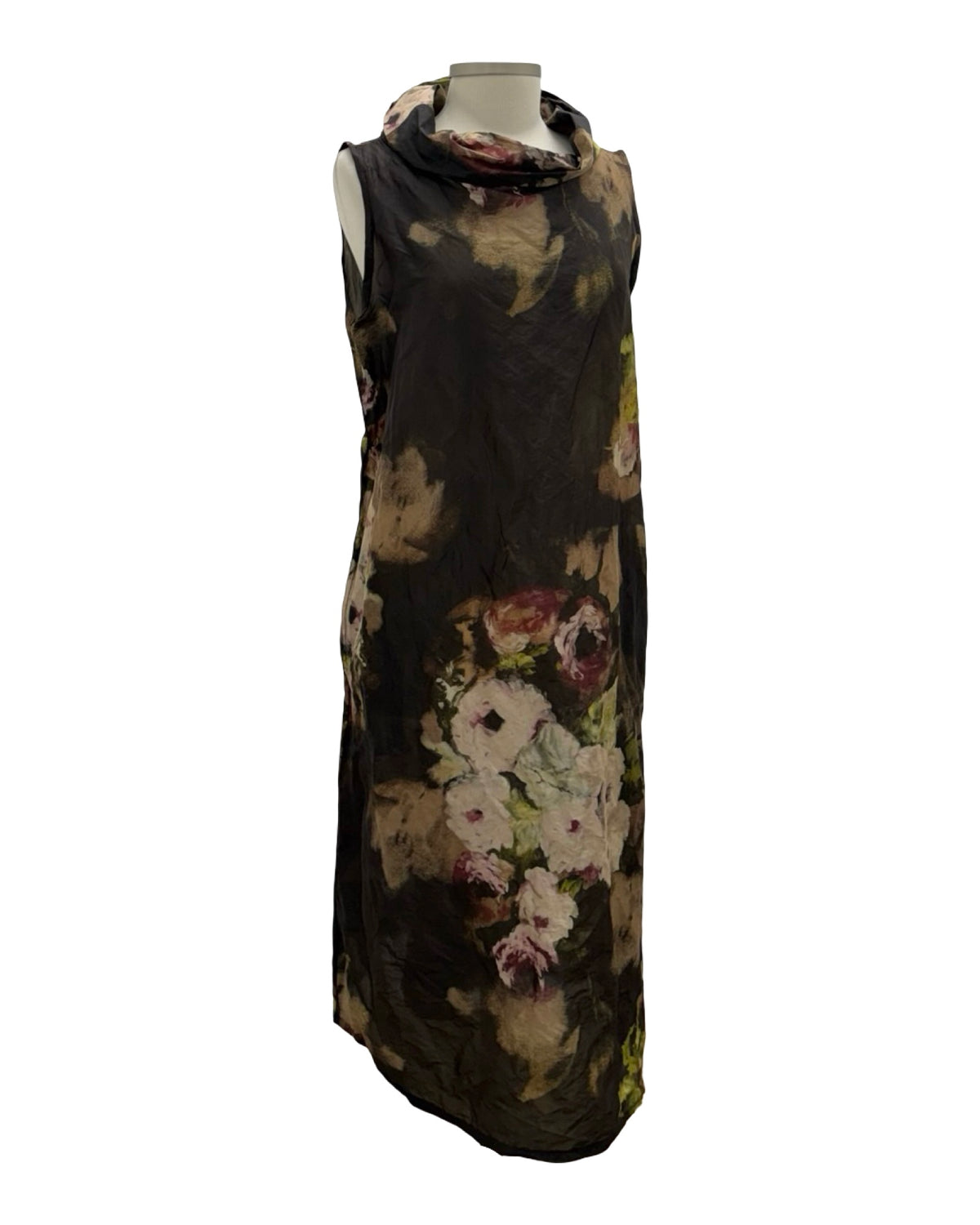 Bryn Walker TAFFETA COWL TANK DRESS