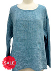 Flax LONG SLEEVE CREW PULLOVER - Originally $167