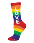Socksmith LOVE RAINBOW CREW SOCK