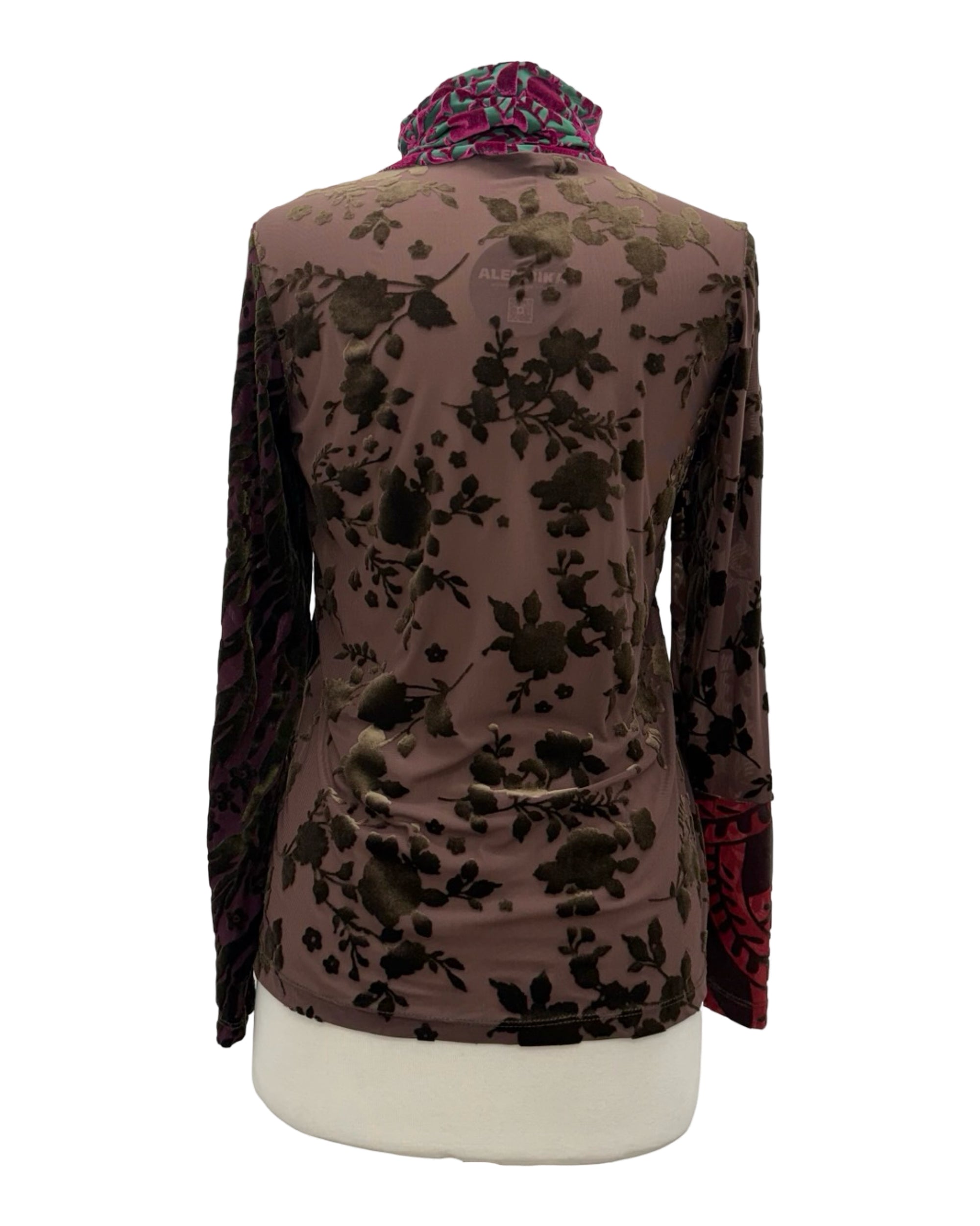 Alembika CUT VELVET TURTLENECK