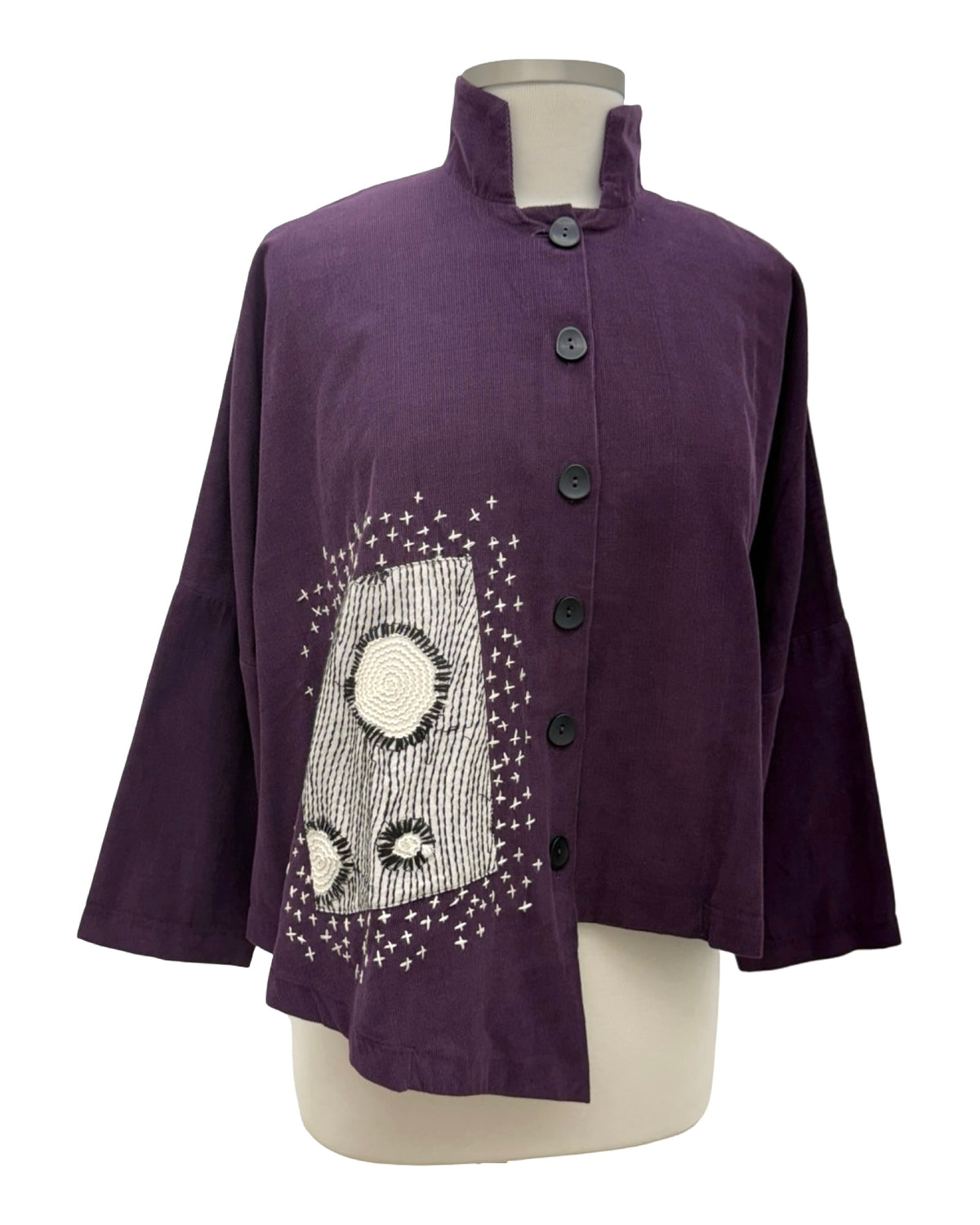 mSquare CORD PATCH POINT BLOUSE