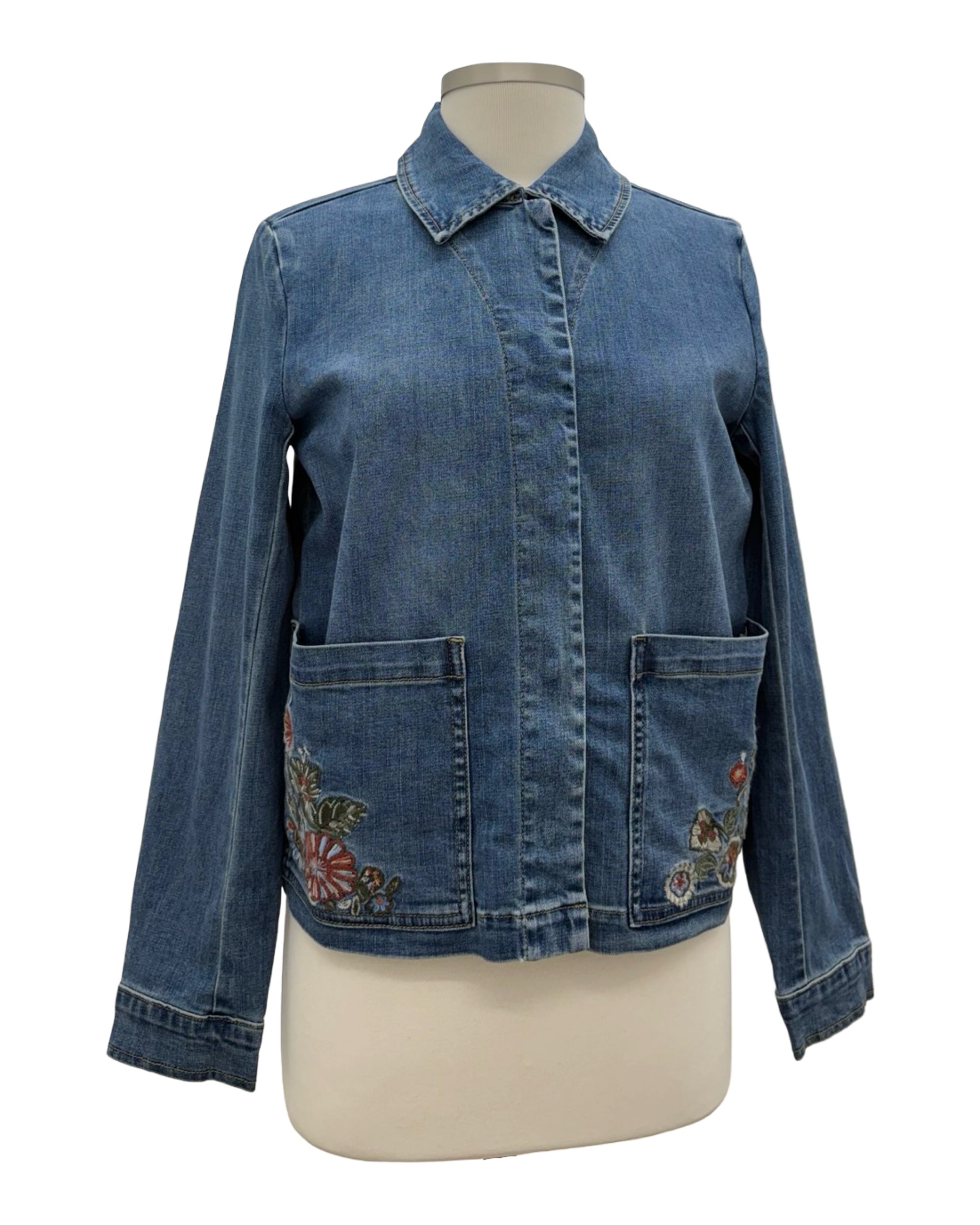 Habitat DENIM EMBROIDERED JACKET