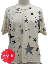 Load image into Gallery viewer, Paper Temples SHORT SLEEVE SEAM SWEATER STAR - Originally $249 🔵
