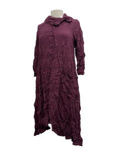 Chalet ASYMMETRICAL LONG SLEEVE CRUSH DRESS LEAH