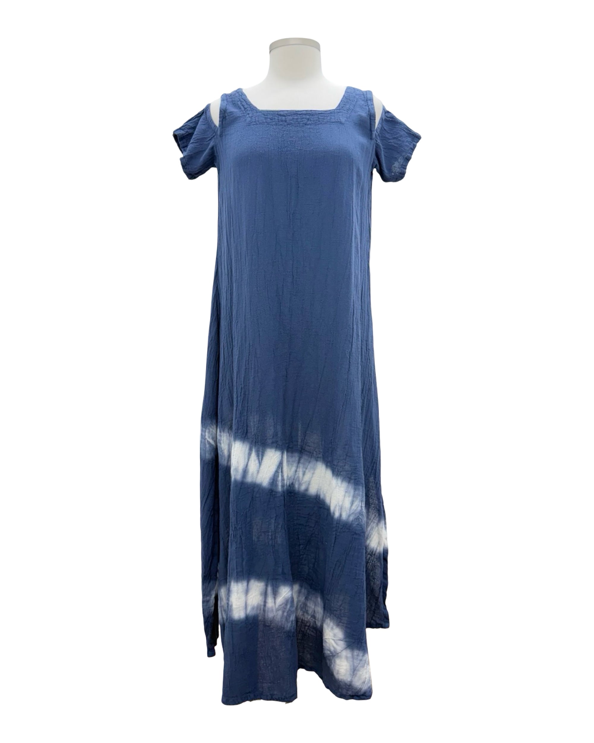 Oh My Gauze SHORT SLEEVE CUTOUT WAVE DRESS DANA Marigold Clothing Oh My Gauze SHORT SLEEVE CUTOUT WAVE DRESS DANA Marigold Clothing