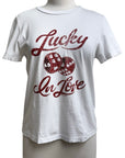 Michael Stars LUCKY IN LOVE TEE - Originally $95 🔵