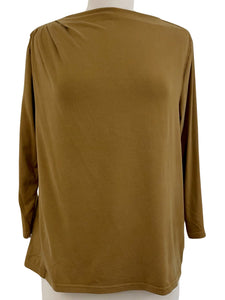 Cut Loose TENCEL PLEAT NECK TOP