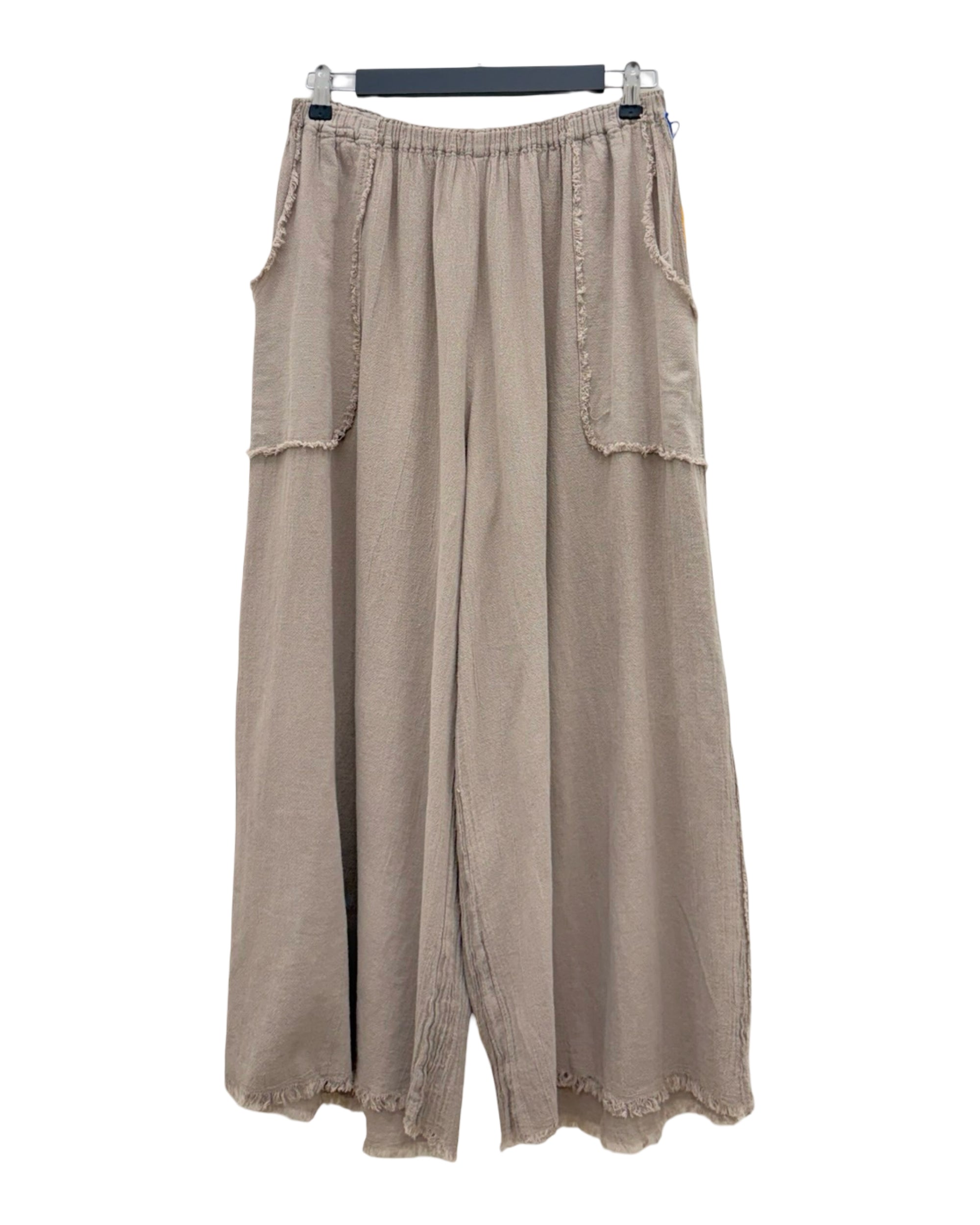 Oh My Gauze SIDE SPLIT WIDE LEG PANT LUCKY