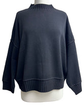 Load image into Gallery viewer, Suzy D London RIBBED TURTLENECK CUFF HEM SWEATER
