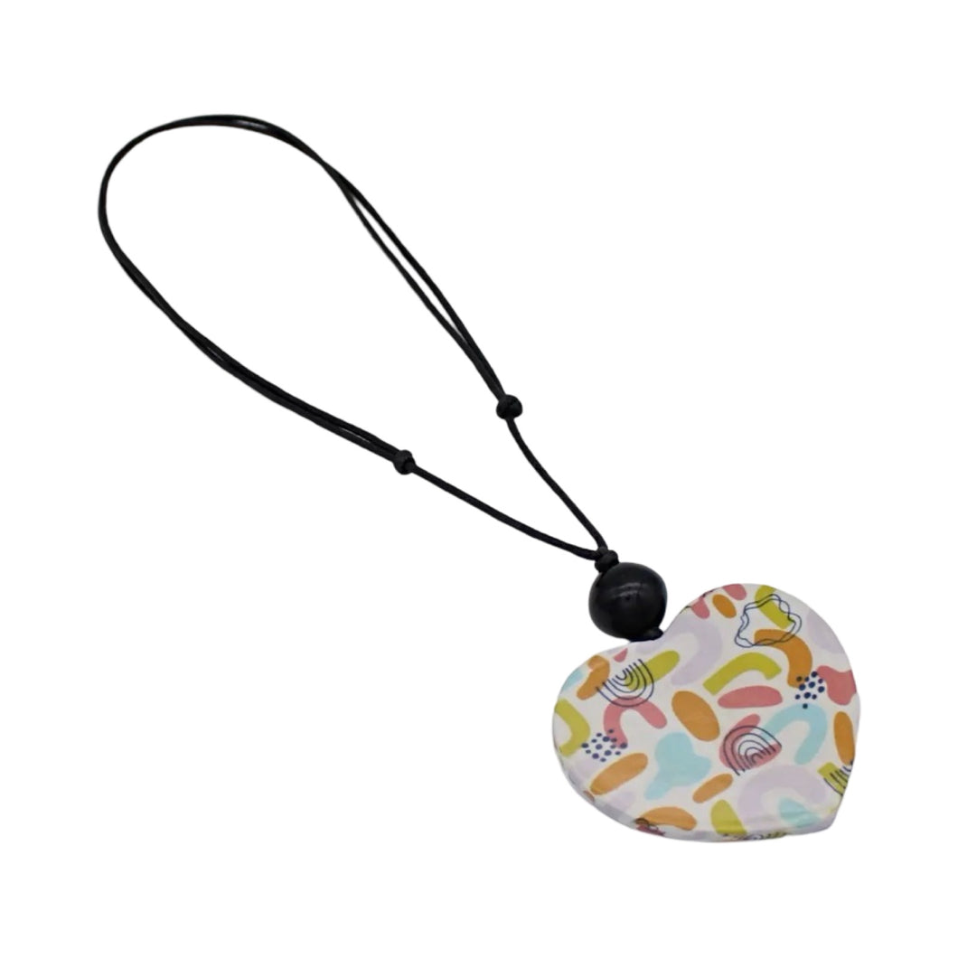 Sylca RAINBOW HEART NECKLACE