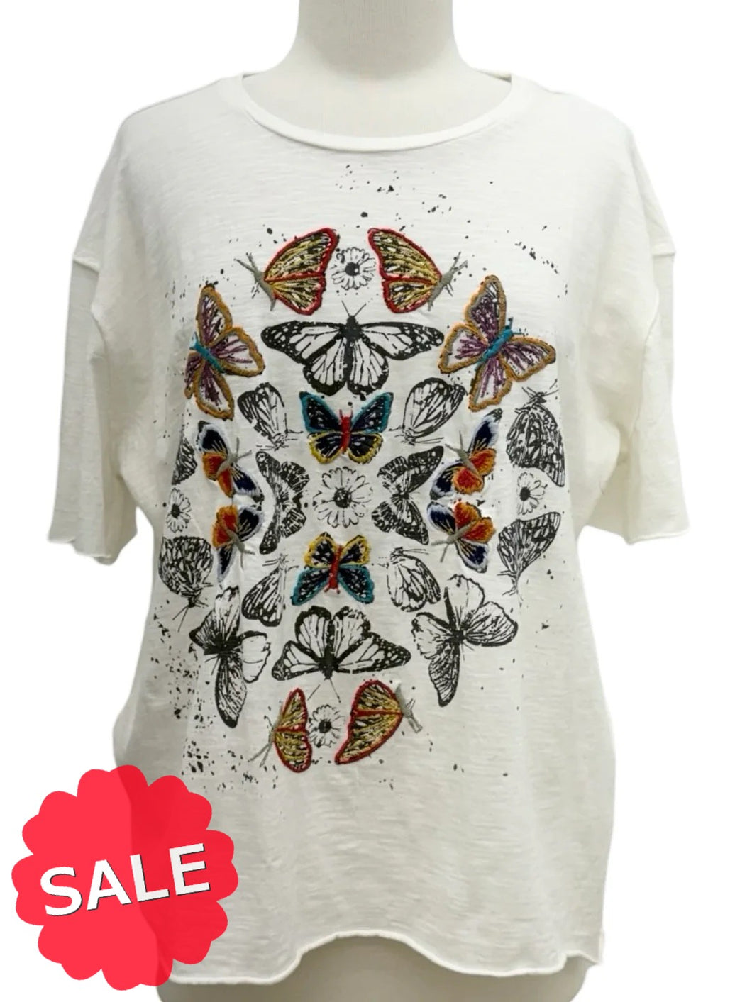Caite HELENA BUTTERFLY TEE Originally $89