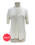 Foil SHORT SLEEVE KNITTY CARDIGAN - Originally $119