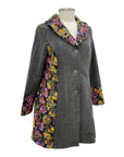 Shana WOOL SWIRL CAR COAT