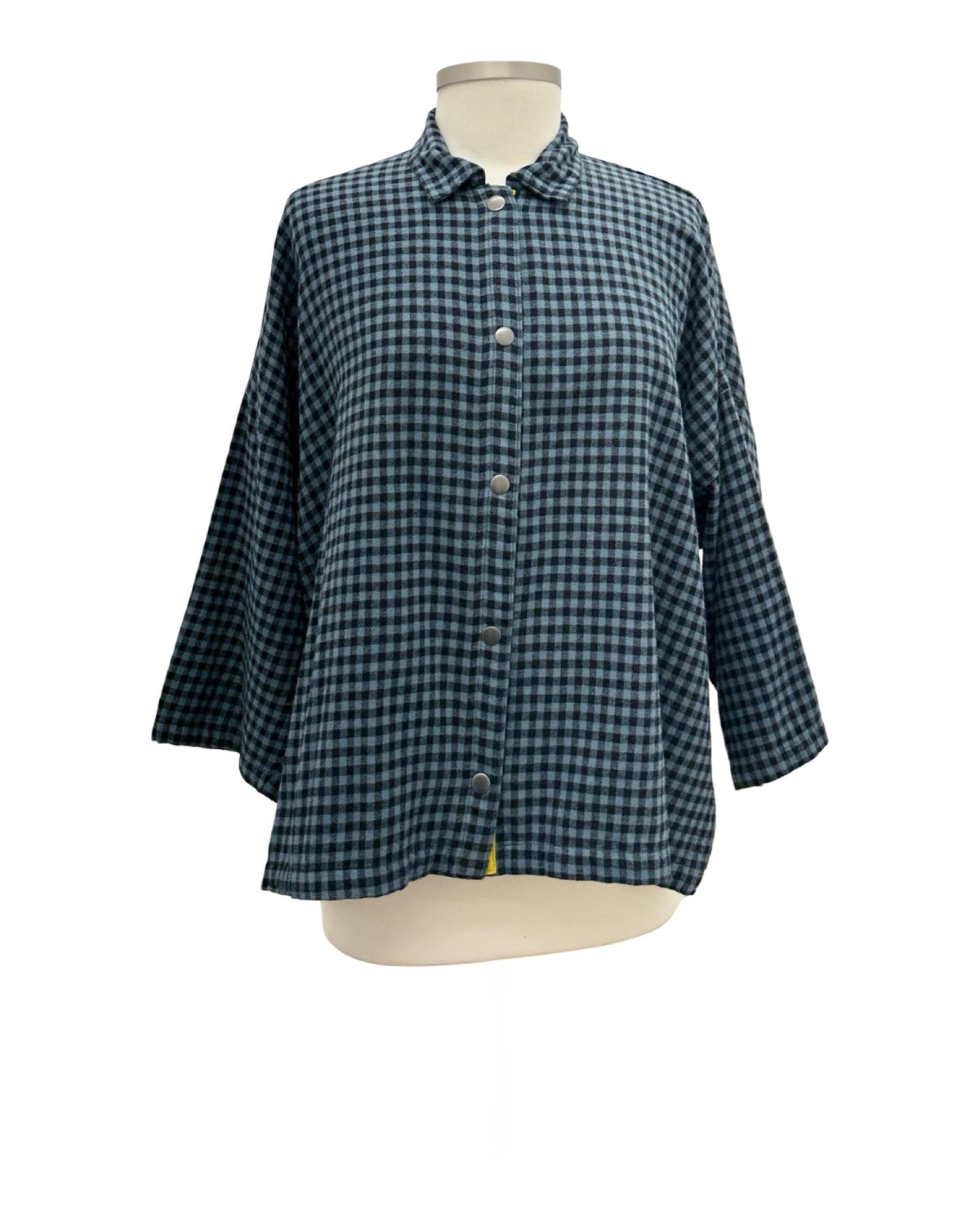 Eleven Stitch by Gerties FLANNEL BIG SHIRT SMALL CHECK