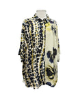 Alembika SHORT SLEEVE MULTI PRINT BLOUSE