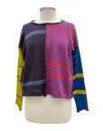 Red Thread LONG SLEEVE CROP STRIPE SWEATER EDWARDS