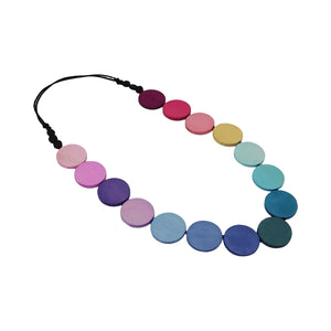 Sylca WOOD RAINBOW NECKLACE