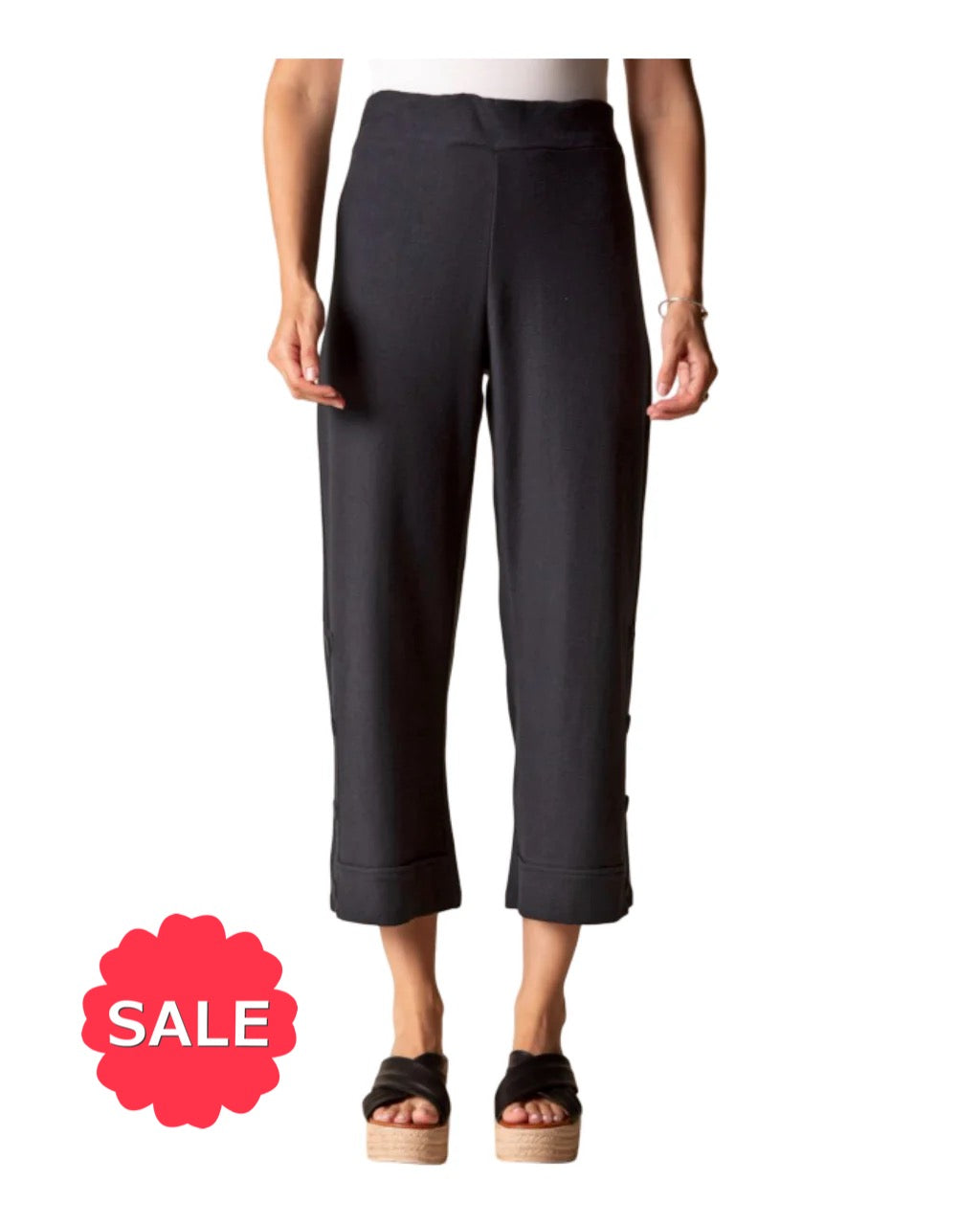 Habitat KNIT SIDE BUTTON PANT PASADENA - Originally $95