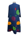 Vanite MOCK NECK DOT DRESS